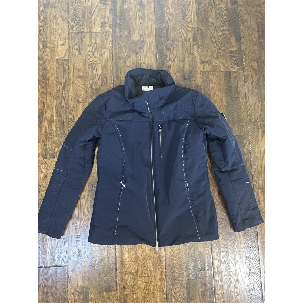 Descente Women’s Motion 3D Heat Navi Softshell Jacket Black Size 12 No Hood EUC